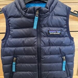 Patagonia Baby Down Sweater Vest —Classic Navy- 6-12M